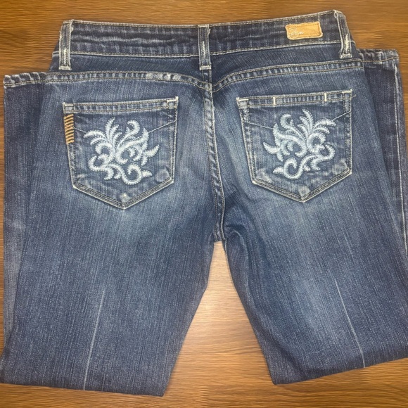 PAIGE Laurel Canyon Distressed Cropped Jeans Women’s 26 - Picture 8 of 8